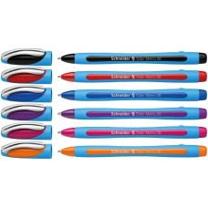 Golyóstoll készlet, 0,7 mm, kupakos, SCHNEIDER "Slider Memo XB", vegyes színek