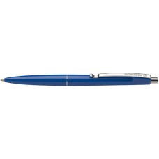 Golyóstoll, 0,5 mm, nyomógombos, SCHNEIDER "Office", kék