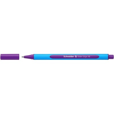Golyóstoll, 0,7 mm, kupakos, SCHNEIDER "Slider Edge XB", lila