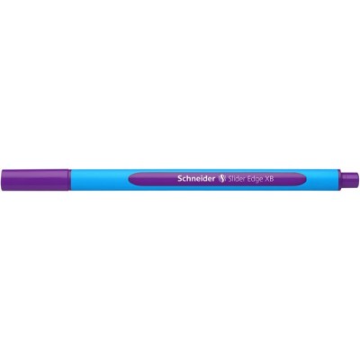 Golyóstoll, 0,7 mm, kupakos, SCHNEIDER "Slider Edge XB", lila