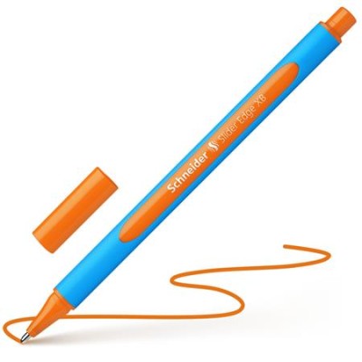 Golyóstoll, 0,7 mm, kupakos, SCHNEIDER "Slider Edge XB", narancssárga