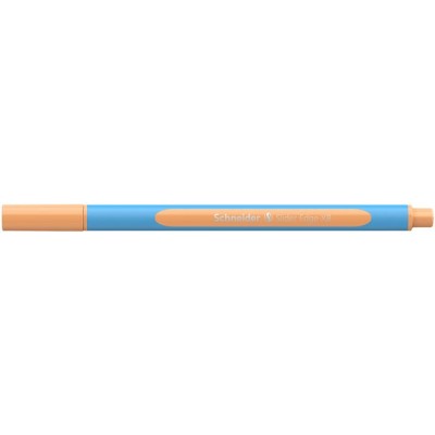 Golyóstoll, 0,7 mm, kupakos, SCHNEIDER "Slider Edge XB Pastel", barack
