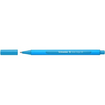 Golyóstoll, 0,7 mm, kupakos, SCHNEIDER "Slider Edge XB", világoskék