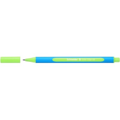 Golyóstoll, 0,7 mm, kupakos, SCHNEIDER "Slider Edge XB", világoszöld