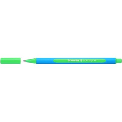 Golyóstoll, 0,7 mm, kupakos, SCHNEIDER "Slider Edge XB", zöld