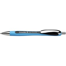 Golyóstoll, 0,7 mm, nyomógombos, SCHNEIDER "Slider Rave XB", fekete