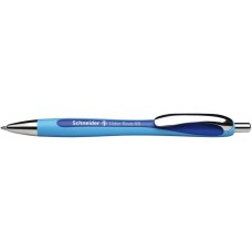 Golyóstoll, 0,7 mm, nyomógombos, SCHNEIDER "Slider Rave XB", kék