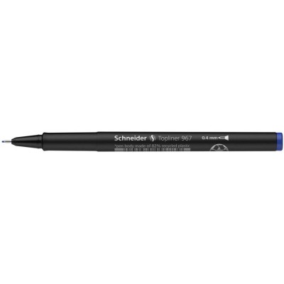Tűfilc, 0,4 mm, SCHNEIDER "Topliner 967", kék