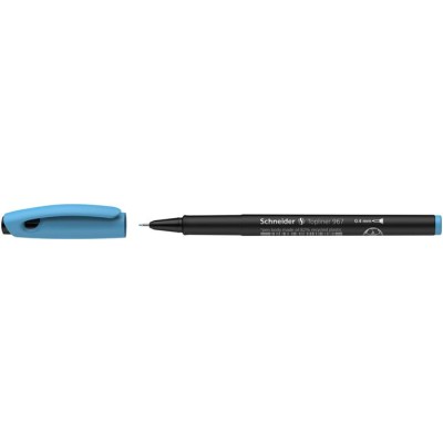 Tűfilc, 0,4 mm, SCHNEIDER "Topliner 967", türkiz
