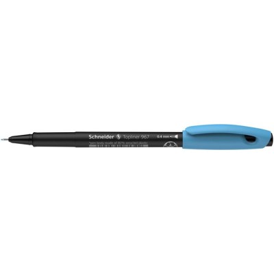 Tűfilc, 0,4 mm, SCHNEIDER "Topliner 967", türkiz