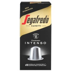 Kávékapszula, Nespresso® kompatibilis, 10 db, SEGAFREDO "Intenso"