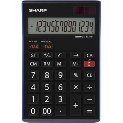 Számológép, asztali, 14 számjegy, SHARP "EL-145TBL"