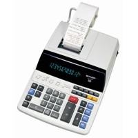 Számológép, szalagos, 12 számjegy, 2 színű nyomtató, SHARP "EL-2607LG"