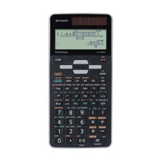 Számológép, tudományos, 640 funkció, SHARP "EL-W506TGY", szürke-fekete