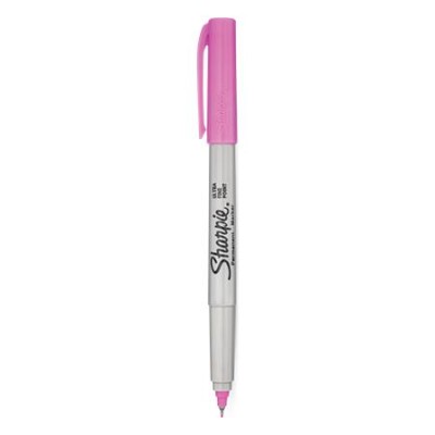 Alkoholos marker, 0,5 mm, kúpos, SHARPIE "Ultra Fine Point", pink