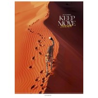 Füzet, tűzött, A4, kockás, 40 lap, SHKOLYARYK "Keep Move", vegyes