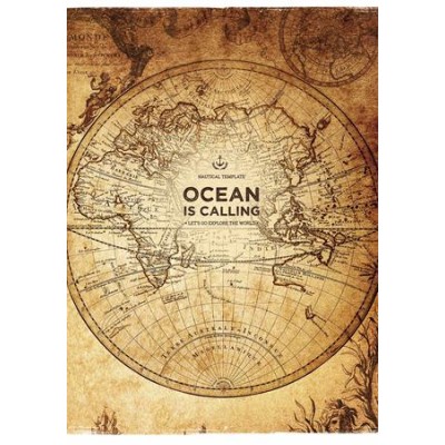 Füzet, tűzött, A4, vonalas, 40 lap, SHKOLYARYK "Ocean is Calling", vegyes
