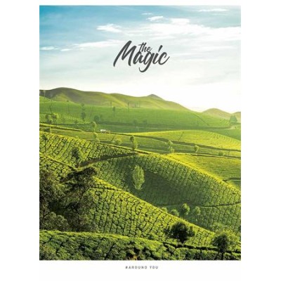 Füzet, tűzött, A5, kockás, 48 lap, SHKOLYARYK "The Magic", vegyes