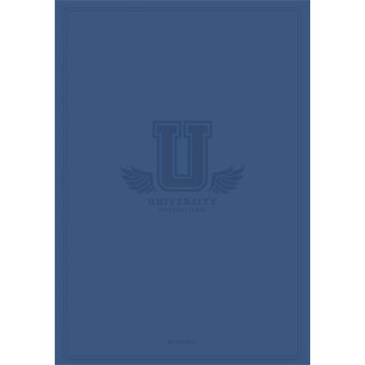 Füzet, tűzött, A4, kockás, 60 lap, SHKOLYARYK "University International", vegyes