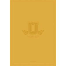 Füzet, tűzött, A4, kockás, 60 lap, SHKOLYARYK "University International", vegyes