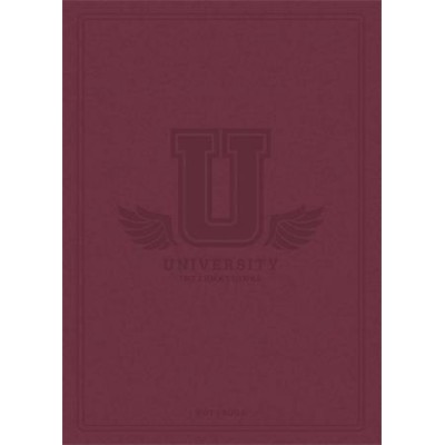 Füzet, tűzött, A5, kockás, 60 lap, SHKOLYARYK "University International", vegyes