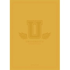 Füzet, tűzött, A5, kockás, 60 lap, SHKOLYARYK "University International", vegyes