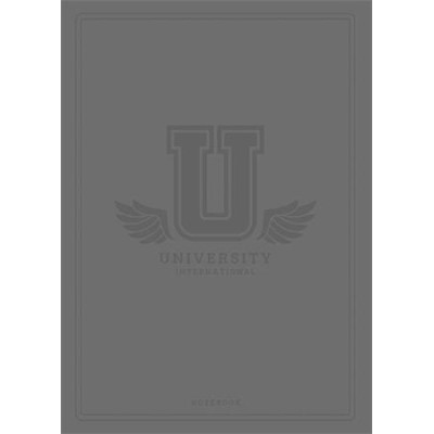 Füzet, tűzött, A5, kockás, 60 lap, SHKOLYARYK "University International", vegyes