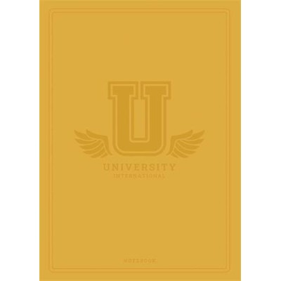 Füzet, tűzött, A5, kockás, 60 lap, SHKOLYARYK "University International", vegyes