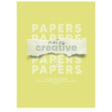 Füzet, tűzött, A4, vonalas, 80 lap, SHKOLYARYK "Notes Creative", vegyes