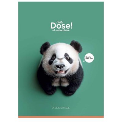 Füzet, tűzött, A4, vonalas, 80 lap, SHKOLYARYK "Daily Dose", vegyes