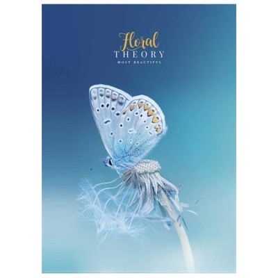 Füzet, tűzött, A4, vonalas, 80 lap, SHKOLYARYK "Floral Teory", vegyes