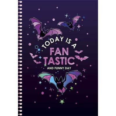 Spirálfüzet, A5, kockás, 80 lap, SHKOLYARYK "Notebook", vegyes