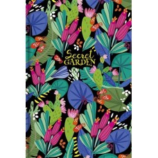 Jegyzetfüzet, A5, vonalas, 80 lap, SHKOLYARYK "Secret Garden", vegyes