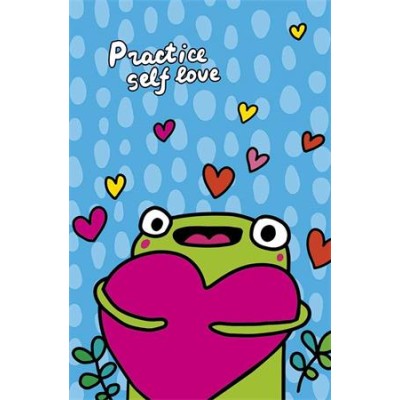 Jegyzetfüzet, A6, kockás, 80 lap, SHKOLYARYK "Love Monster", vegyes