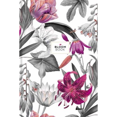 Jegyzetfüzet, B5, vonalas, 80 lap, SHKOLYARYK "Bloom Book", vegyes