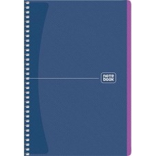 Spirálfüzet, A5, kockás, 80 lap, SHKOLYARYK "Notebook", vegyes
