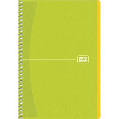 Spirálfüzet, A5, kockás, 80 lap, SHKOLYARYK "Notebook", vegyes
