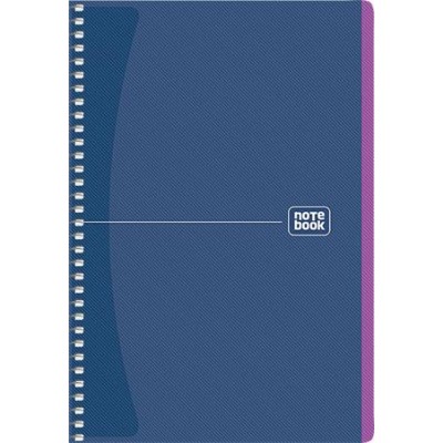 Spirálfüzet, A5, kockás, 80 lap, SHKOLYARYK "Notebook", vegyes