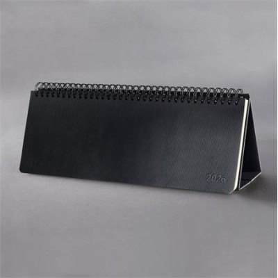 Naptár, asztali, álló, 2027, 300x143x18 mm, SIGEL "Conceptum", fekete