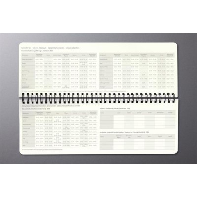 Naptár, asztali, álló, 2027, 300x143x18 mm, SIGEL "Conceptum", fekete