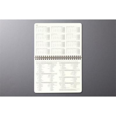 Naptár, asztali, álló, 2027, 213x220x18 mm, SIGEL "Conceptum", fekete