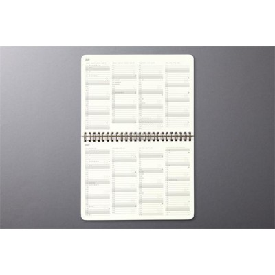 Naptár, asztali, álló, 2027, 213x220x18 mm, SIGEL "Conceptum", fekete