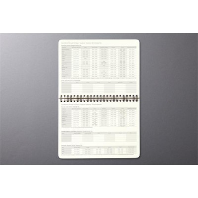 Naptár, asztali, álló, 2027, 213x220x18 mm, SIGEL "Conceptum", fekete