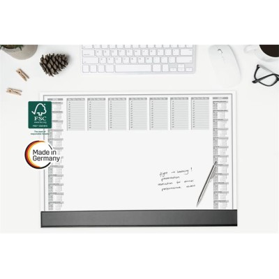 Könyökalátét, 595x410 mm, 2 éves és heti tervezővel, szamárfülvédővel, SIGEL "Office"