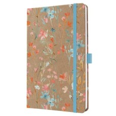 Naptár, A5, heti, 2026, kemény borító, SIGEL "Jolie", Green Floral Serenity