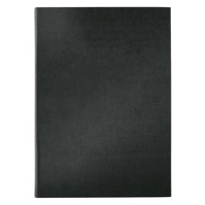 Étlaptartó, A4, keményfedeles, felirat nélkül, SIGEL, fekete
