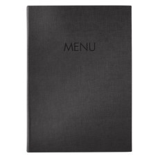 Étlaptartó, A4, keményfedeles, SIGEL „MENU”, antracit