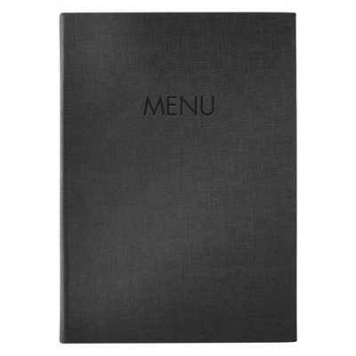 Étlaptartó, A4, keményfedeles, SIGEL „MENU”, antracit