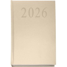 Naptár, tervező, A5, napi, 2027, bézs
