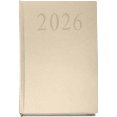 Naptár, tervező, A5, napi, 2027, bézs